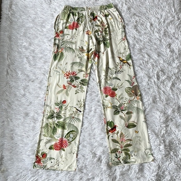 New Pip Studio Women’s Babbet Floris Off white long trousers size Large - Picture 11 of 13